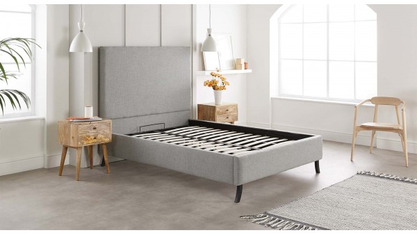 Use our bespoke ‘Build Your Bed’ maker to create a custom made bed, exactly how you want it. Choose between our two bed frames, our two mattress (or none), and from four fabric colours and five sizes.